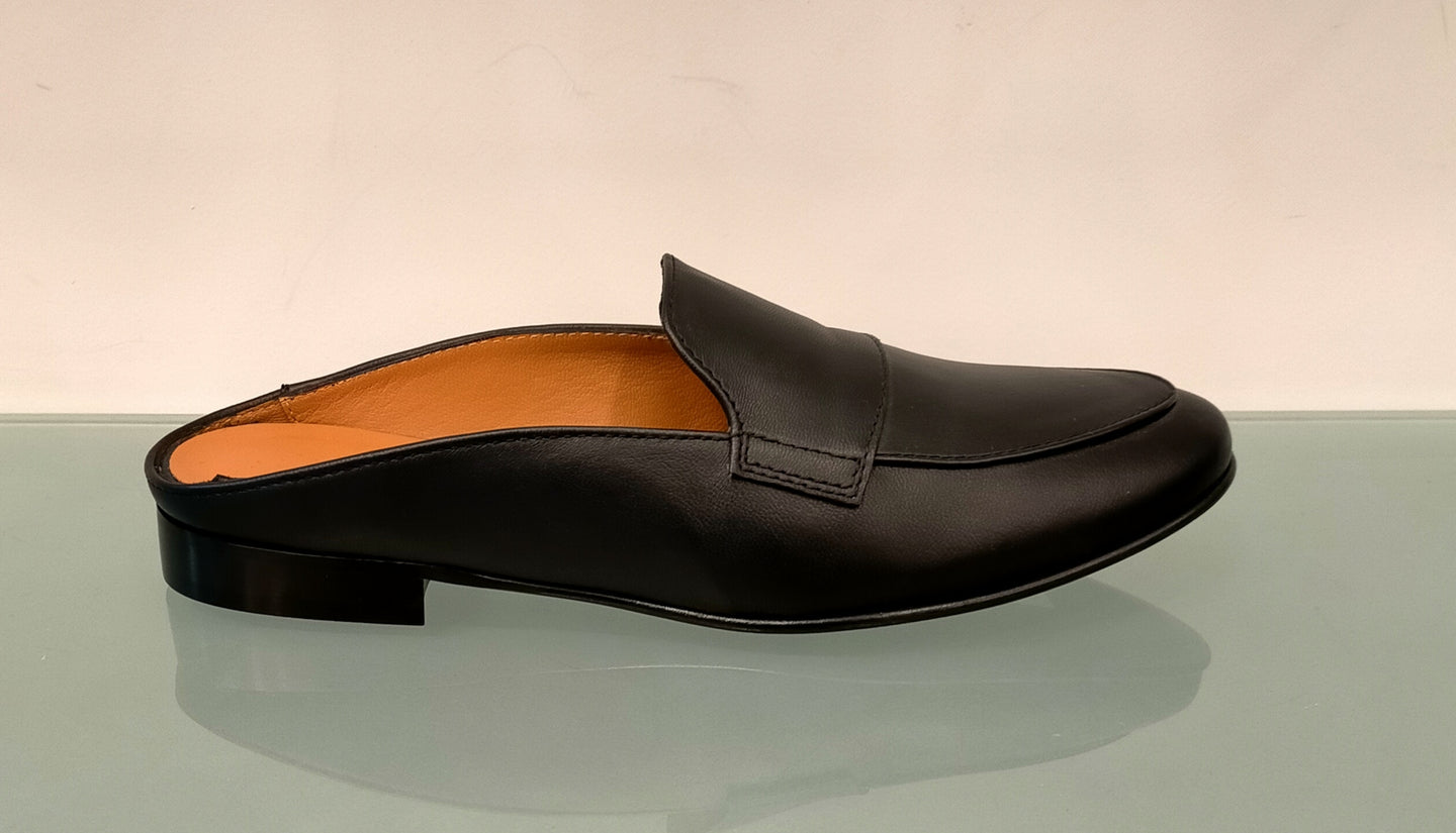 Sabot Mocassino Lonigro in pelle nera